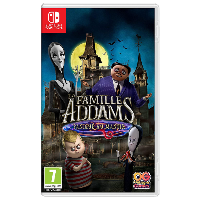 La Famille Addams Panique au Manoir sur Switch visuel produit