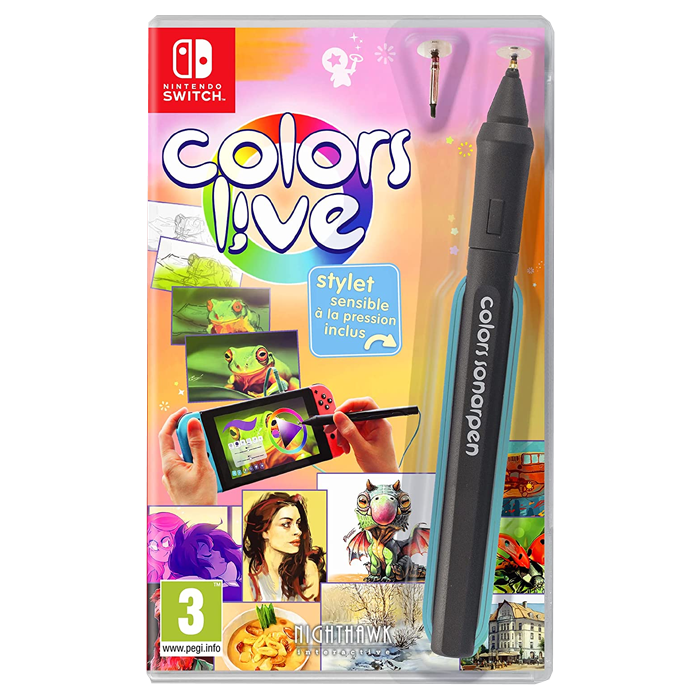 Colors Live Stylo de Détection de Pression Inclus sur Switch visuel produit