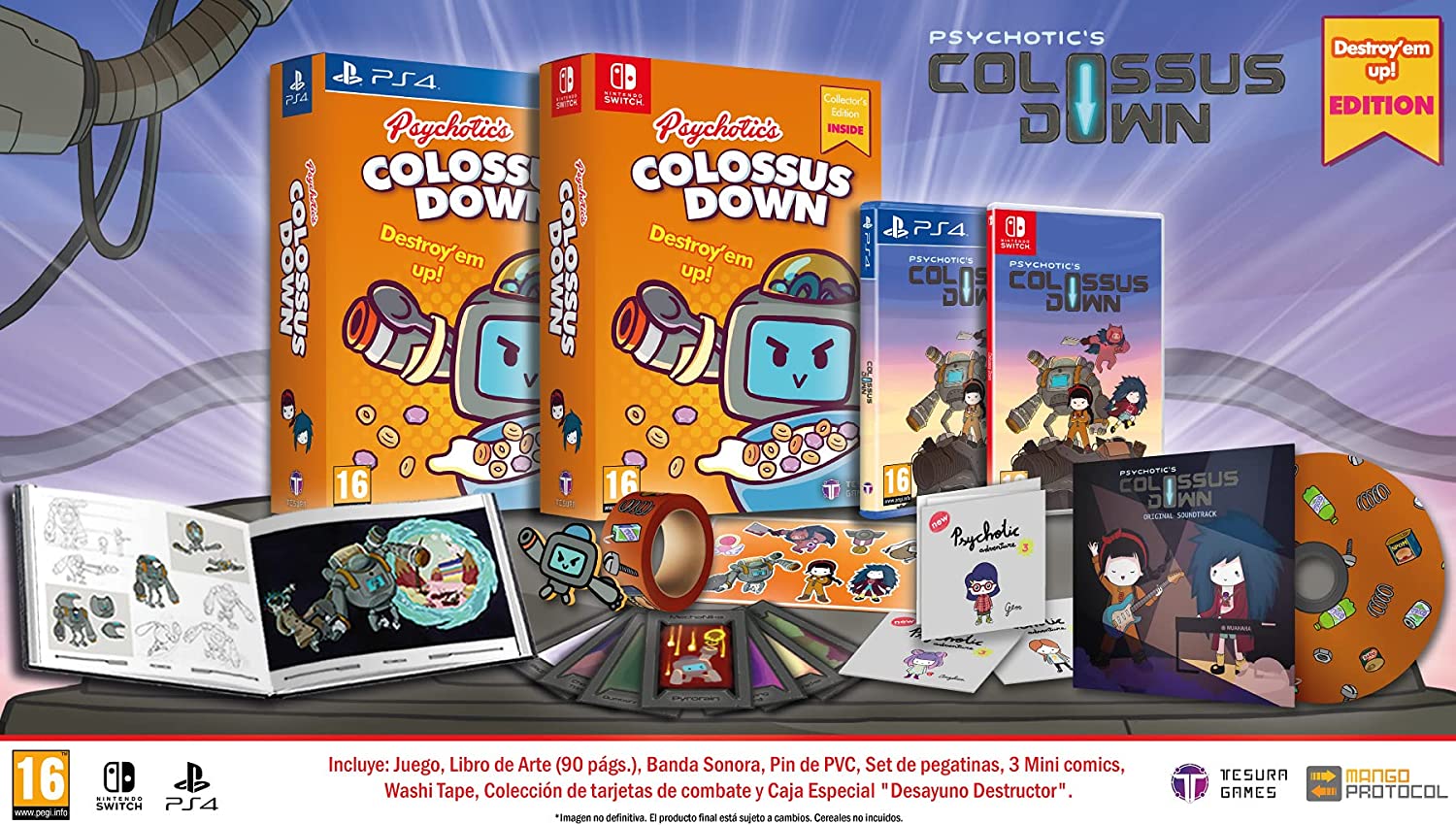 Psychotic Colossus Down Edition Collector sur PS4 image collector