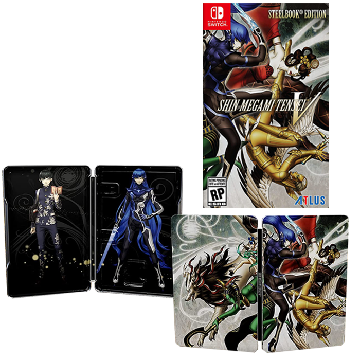 shin megami tensei 5 steelbook switch visuel produit