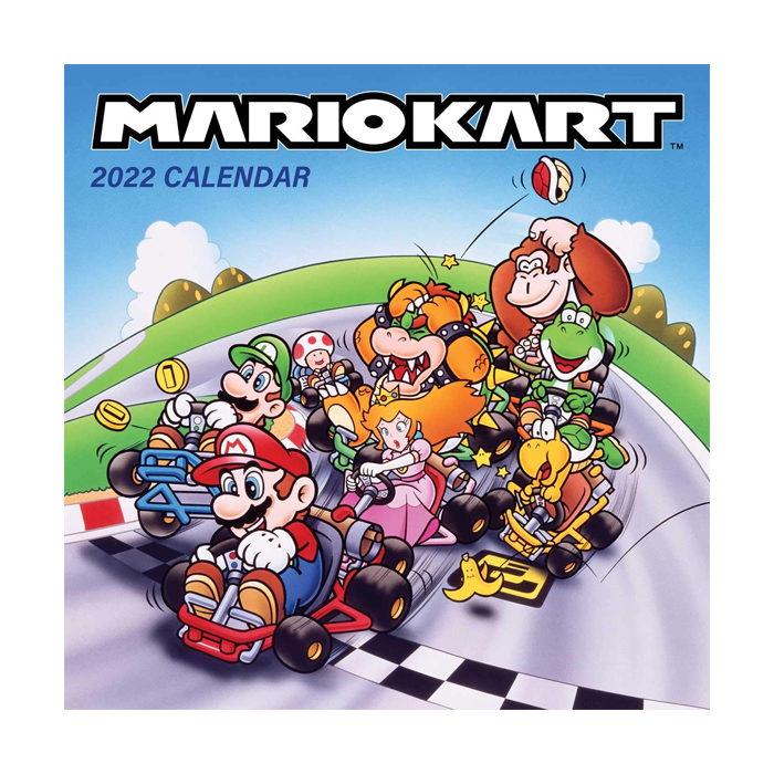 Calendrier Mario Kart 2022 visuel produit