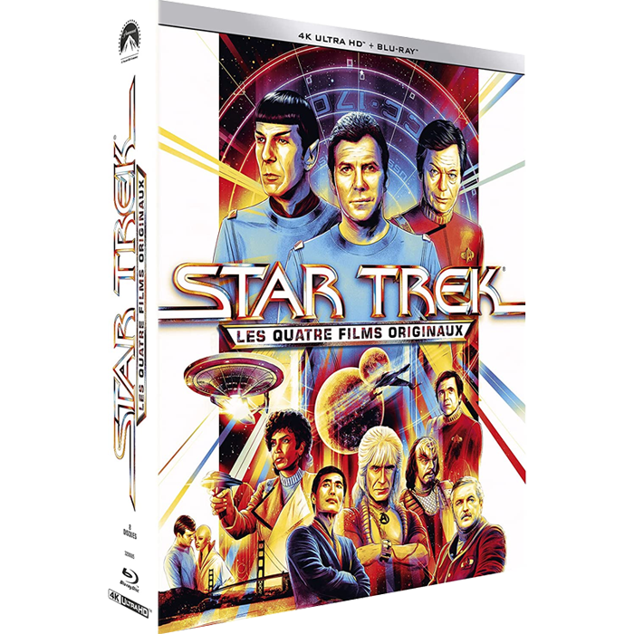 star trek blu ray 4k 4 films originaux visuel produit
