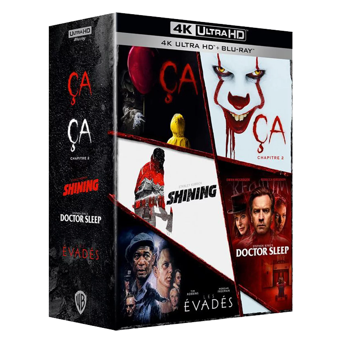 Stephen King Collection Blu-Ray 4K visuel produit