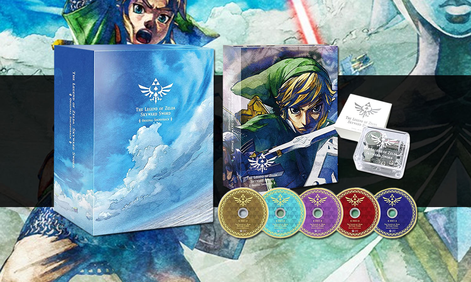 SLIDER OST CD Zelda Skyward Sword Edition Limitee visuel produit