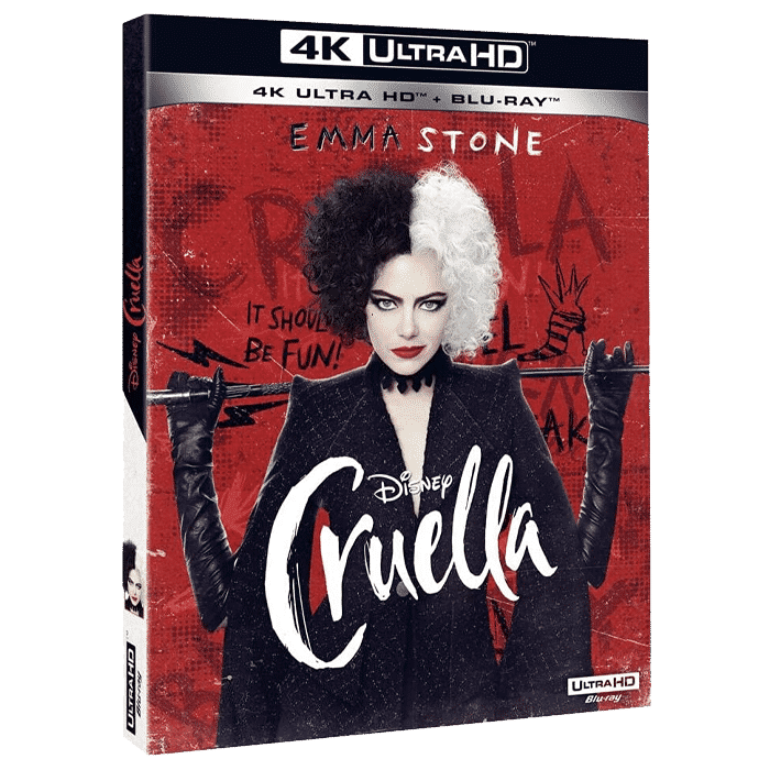 Cruella Blu Ray 4K visuel produit