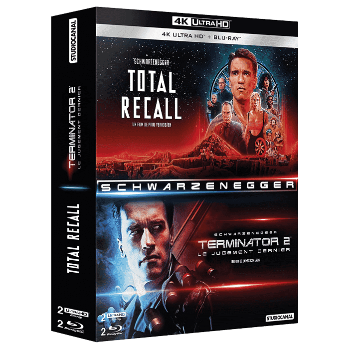Coffret Arnold Schwarzenegger Blu-Ray 4K visuel produit