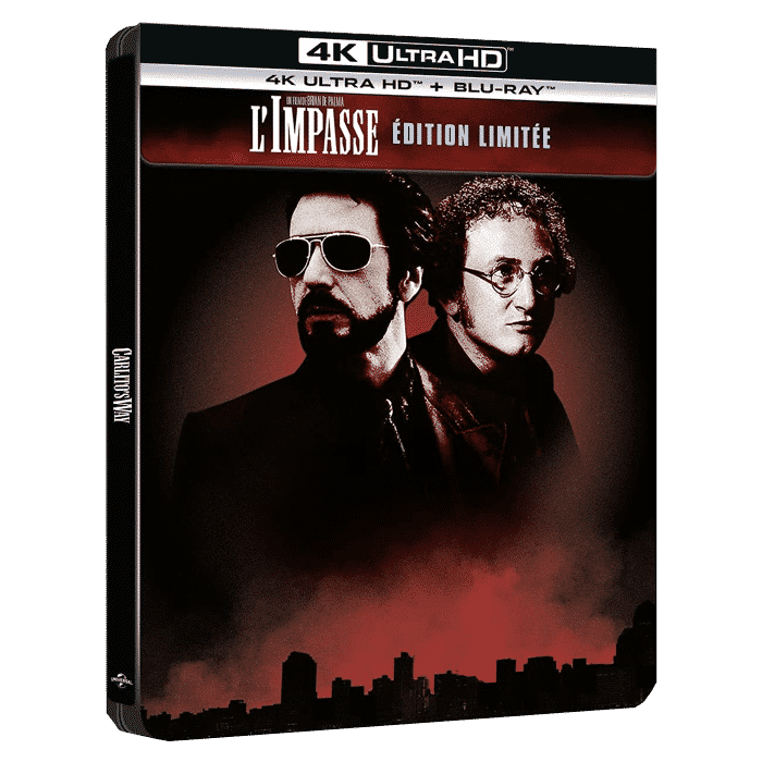 L'impasse Blu Ray 4K visuel produit