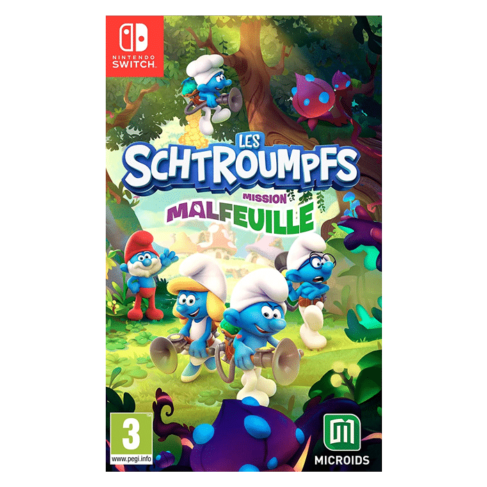 Les Schtroumpfs Mission Malfeuille sur Switch visuel produit