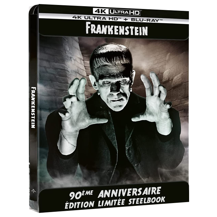 Frankenstein Steelbook Blu Ray 4K visuel produit