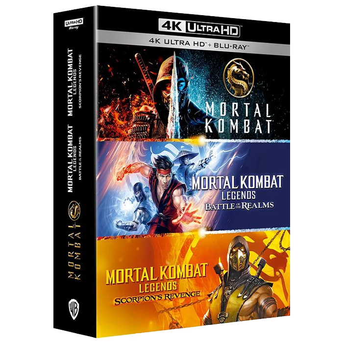 Coffret Mortal Kombat Blu-Ray 4K visuel produit