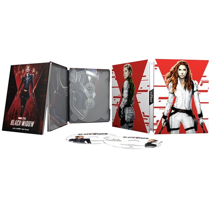 Black Widow Steelbook Blu-Ray 4K visuel produit v1