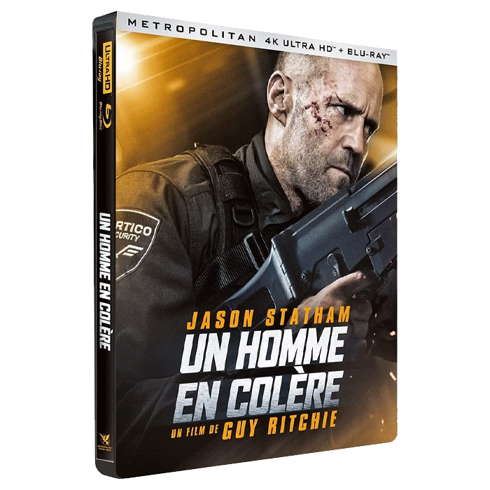 Un Homme en Colère Steelbook Blu-Ray 4K visuel produit
