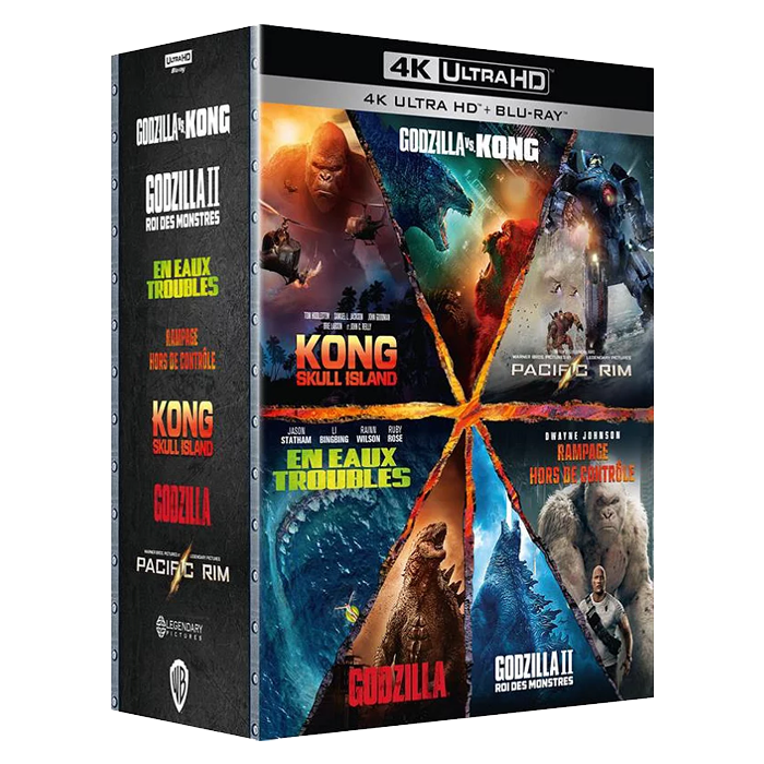 Grands Monstres 7 films 4K visuel produit