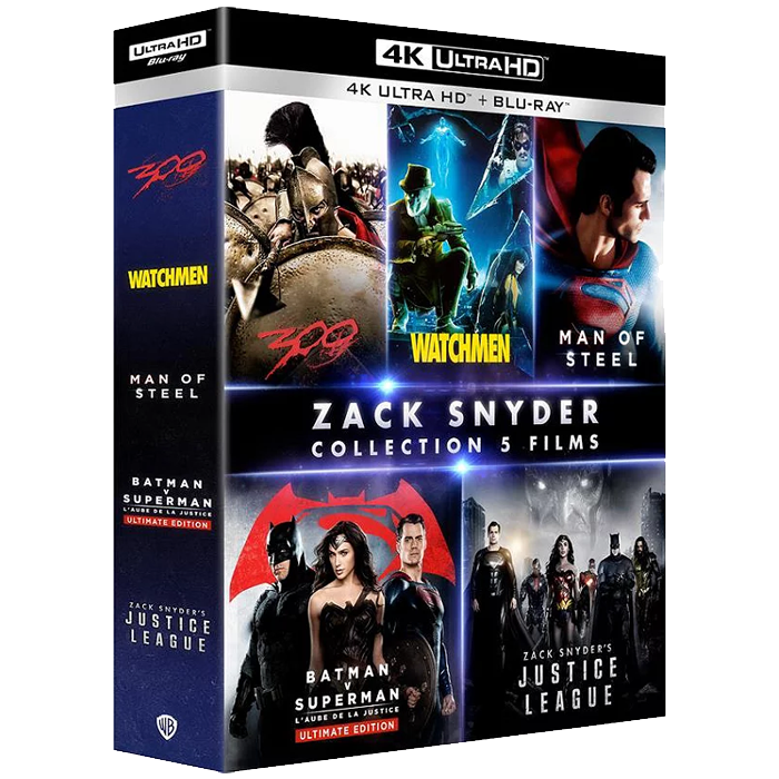 Coffret Zack Snyder - 5 films 4K visuel produit