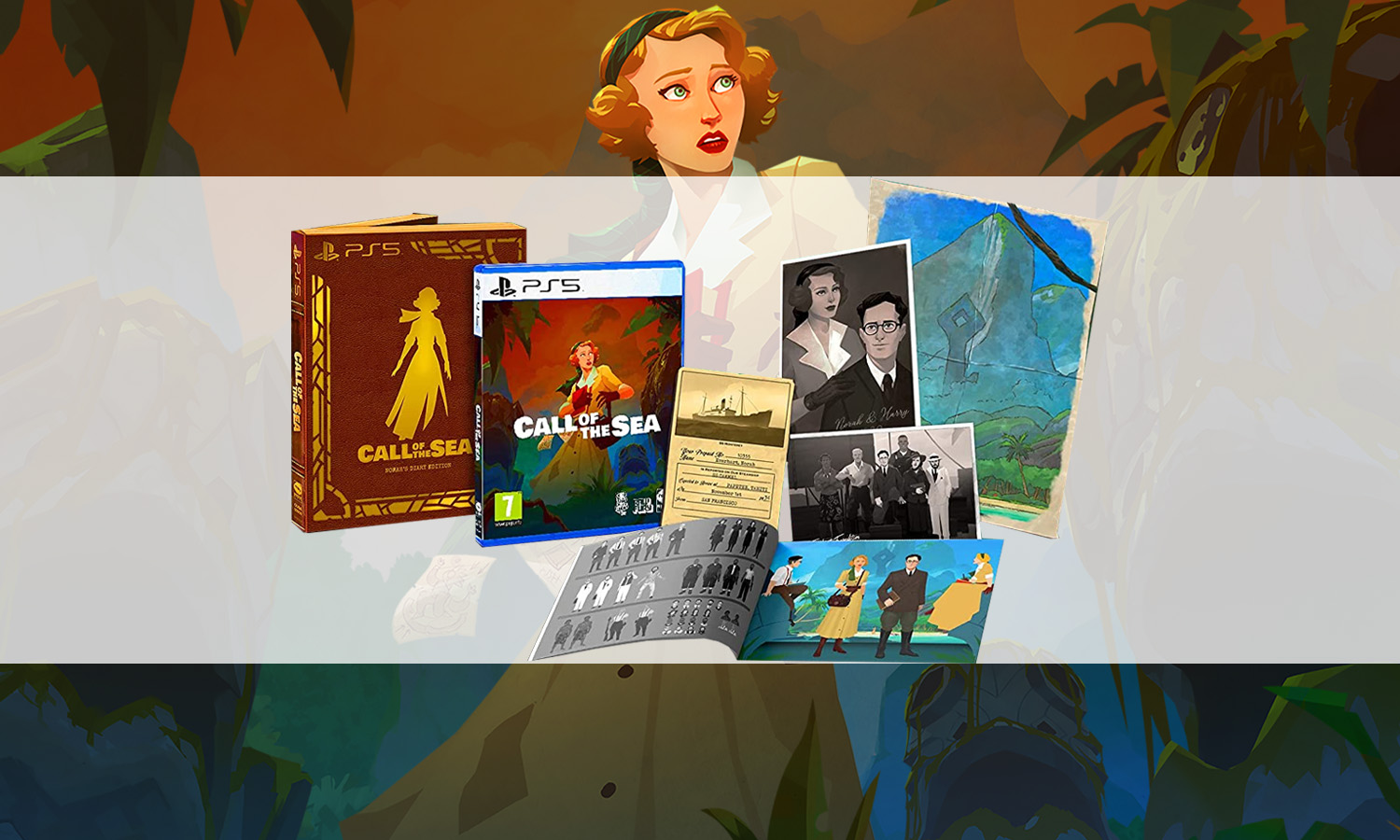 Call of The Sea Norah's Diary Edition PS5 visuel slider horizontal