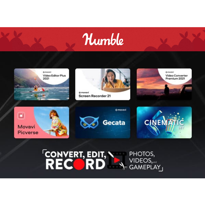 Pack logiciels Edition photo video humble bundle