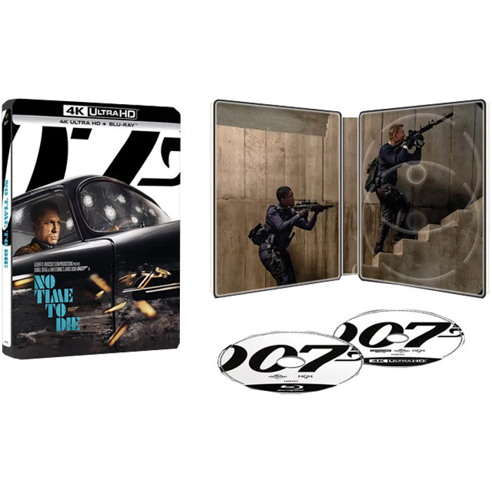 No Time to Die - 4K Ultra HD Zavvi Exclusive Steelbook visuel produit