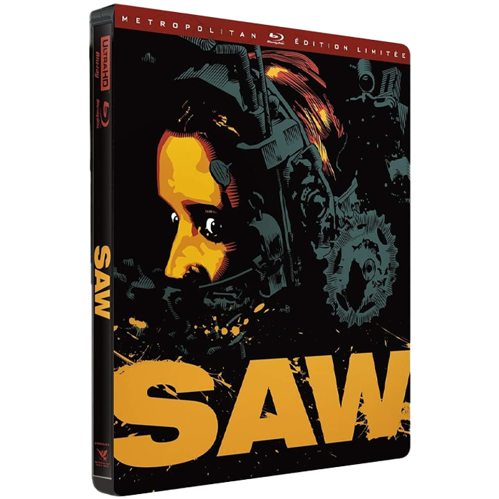 saw blu ray 4k steelbook visuel produit définitif
