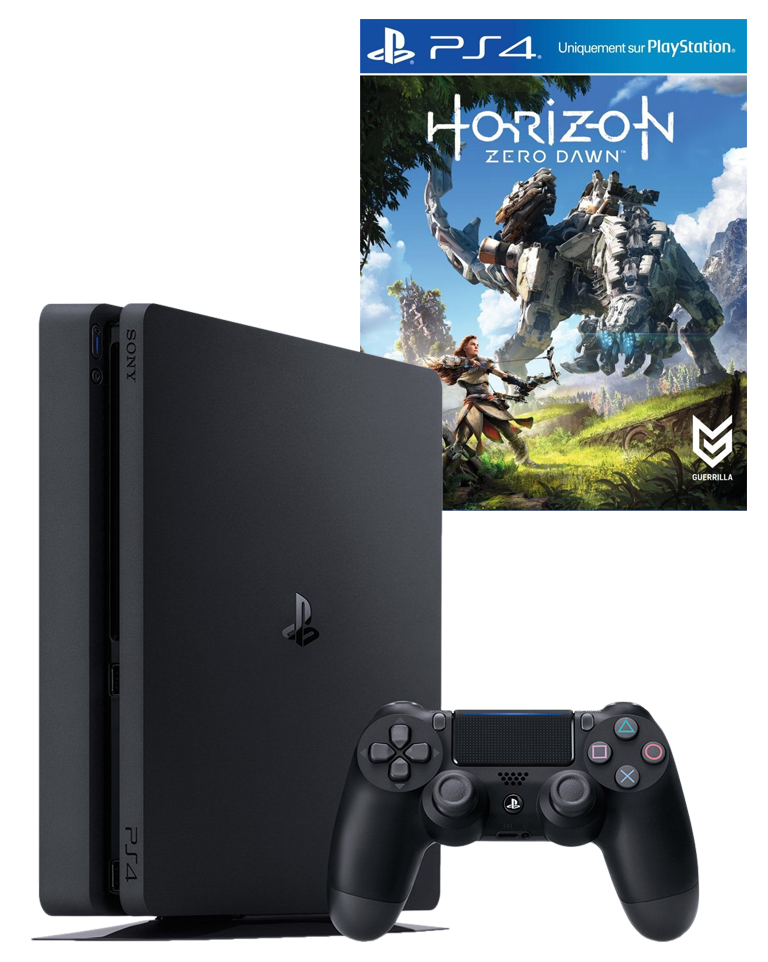 PS4 Slim 500 Go + Horizon Zero Dawn Offert