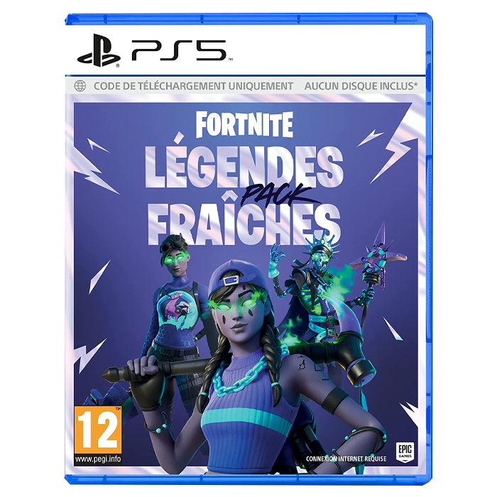Fortnite pack lgegendes fraîches visuel produit