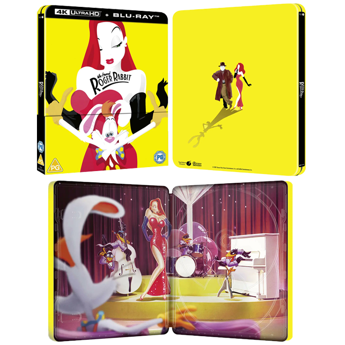 roger rabbit blu ray 4k steelbook visuel produit