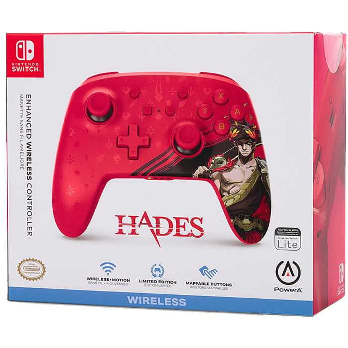 Manette Hades sans Fil Améliorée PowerA Switch visuel produit