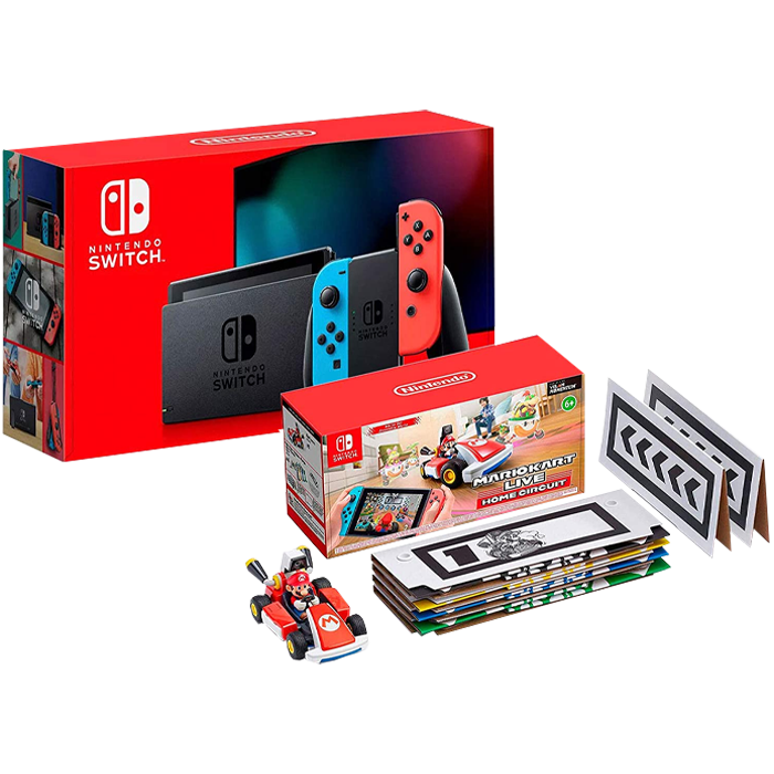 Nintendo Switch Néon + Mario Kart Live Circuit visuel produit