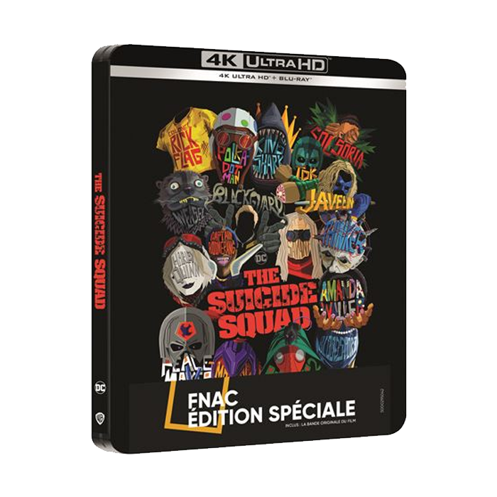 The suicide Squad steelbook 4k fnac visuel produit