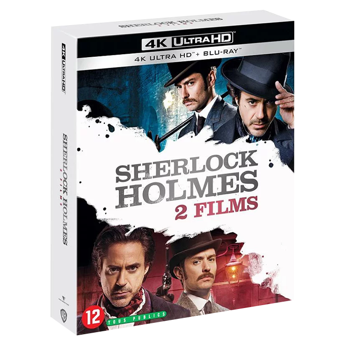 Coffret duologie sherlock Holmes 4K visuel produit