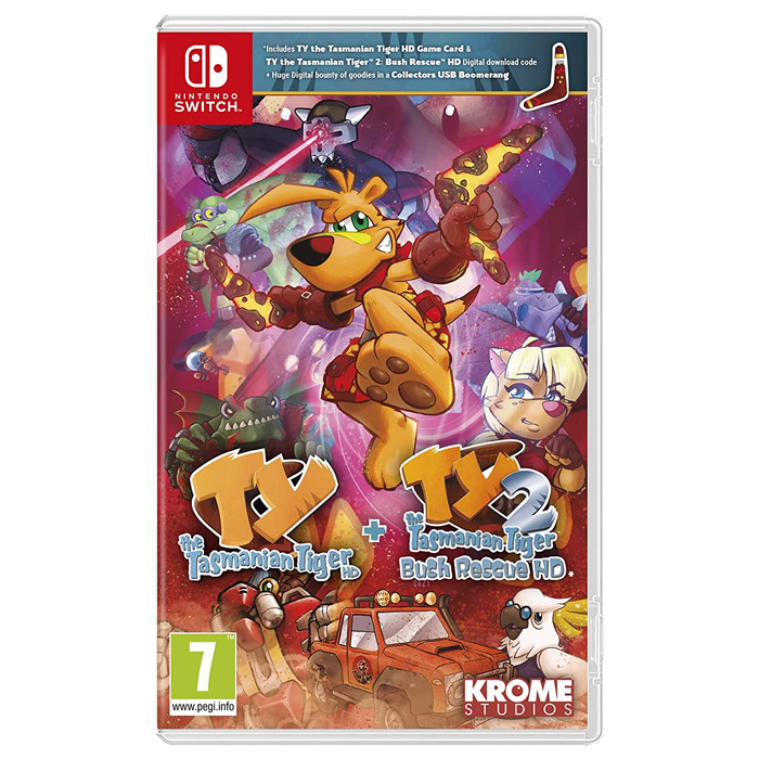 TY The Tasmanian Tiger et Tiger 2 Bush Rescue HD visuel produit