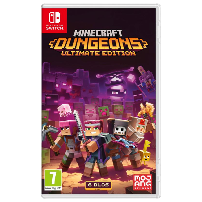 minecraft dungeons ultimate edition switch visuel produit