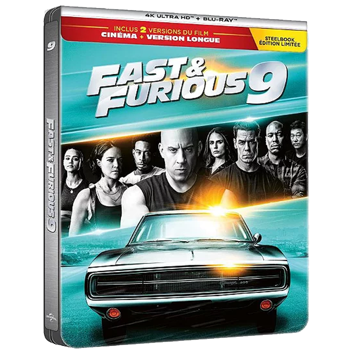 Fast and Furious 9 Steelbook 4K visuel produit