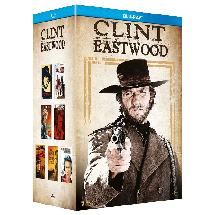 Clint Eastwood coffret 7 films Blu Ray visuel produit