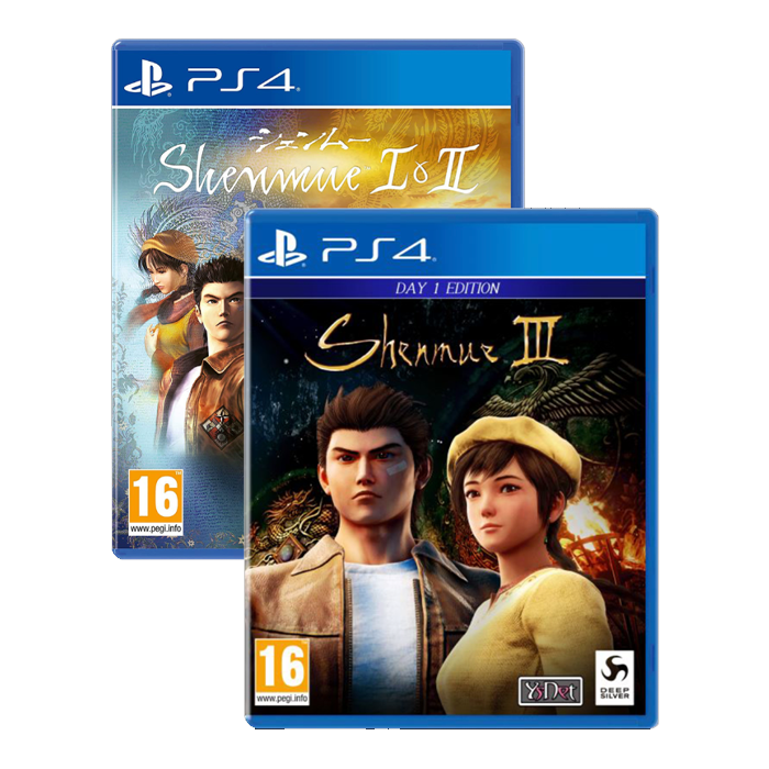 Shenmue 1,2 et 3 sur PS4 visuel produit