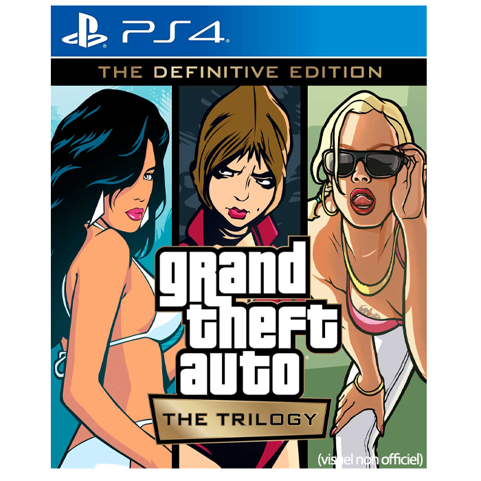 jaquette GTA Trilogy ps4 visuel produit