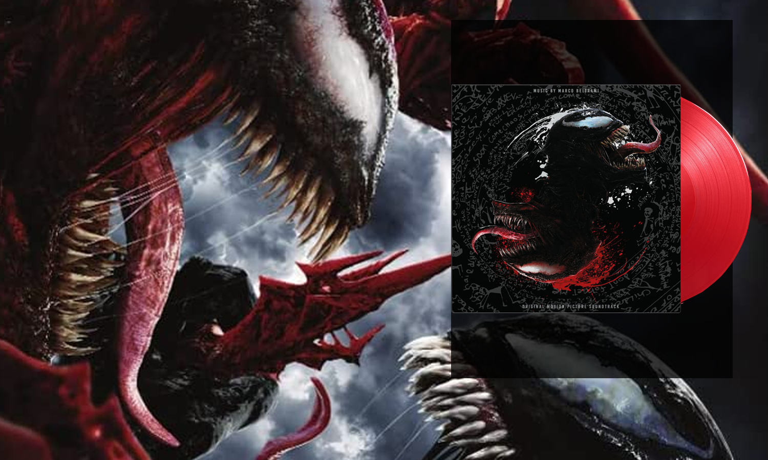 Vinyle Rouge Transparent Venom Let There Be Carnage