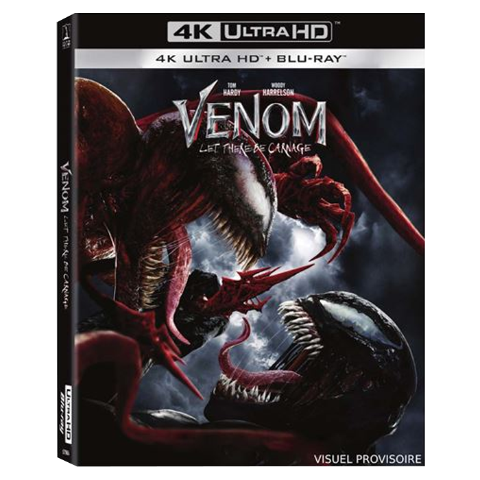 Venom 2 Let There Be Carnage Blu-ray 4K Ultra HD visuel produit