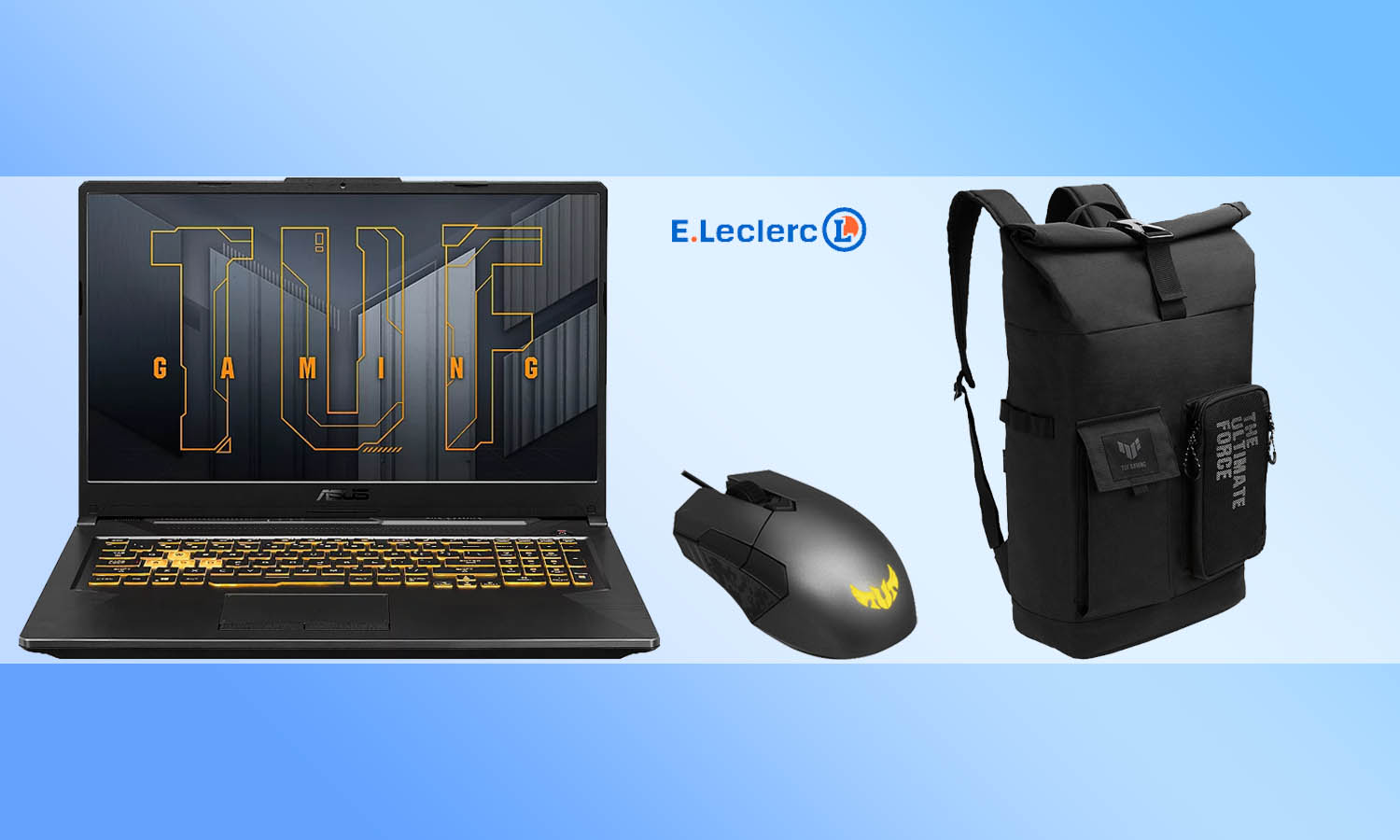 Pc Tuf Gaming Leclerc visuel slider