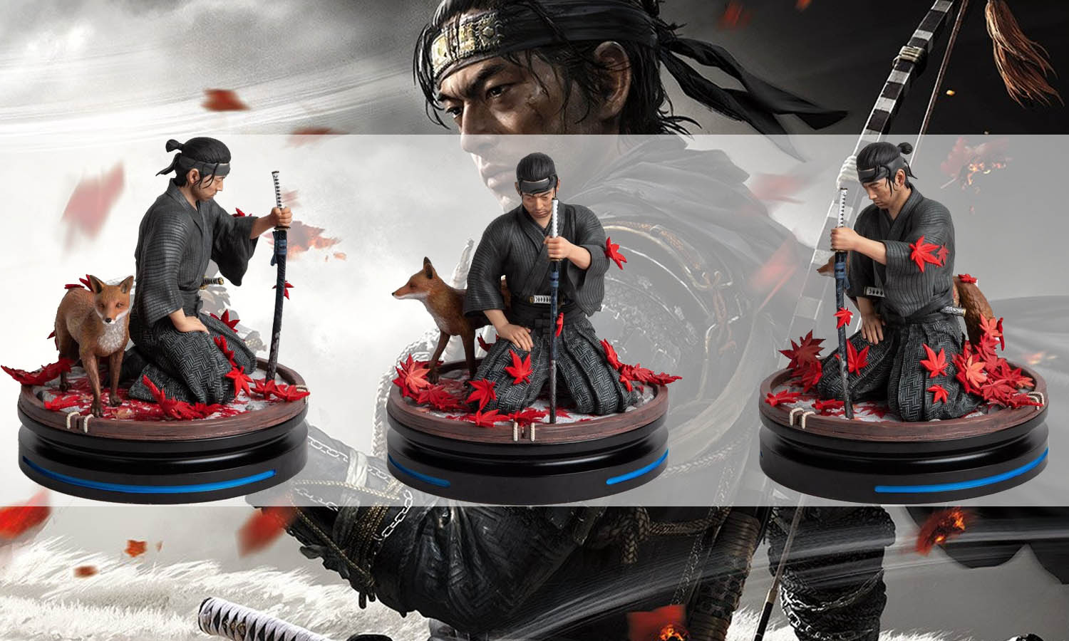 Statuette Jin Sakai Ghost of Tsushima visuel horizontal
