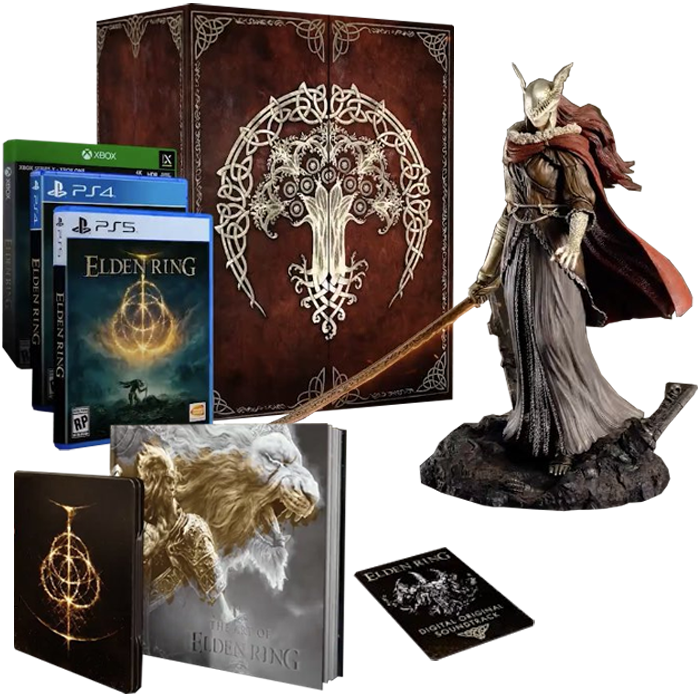 elden ring collector ps5, xbox, pc, visuel produit