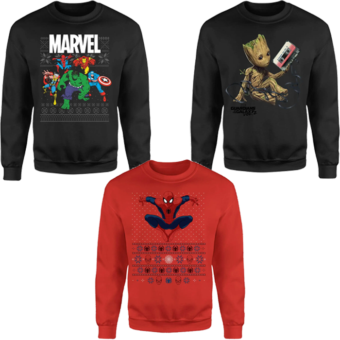 Sélection de pulls de Noël Marvel visuel produit