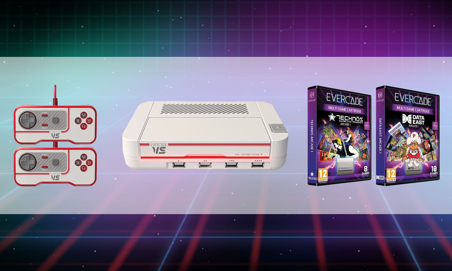 blaze evercade deux manettes visuel slider horizontal V2