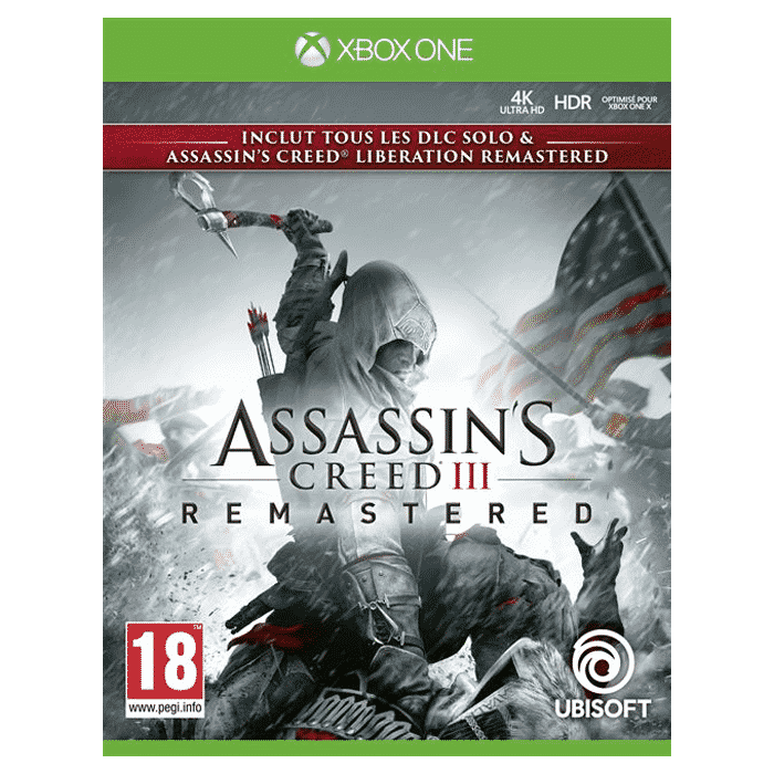 Assassin’s Creed 3 Remastered sur Xbox One visuel produit
