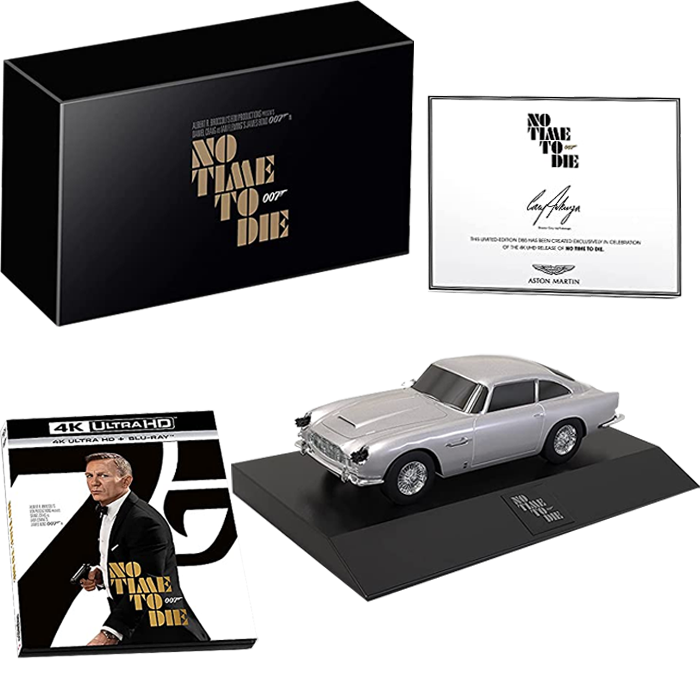 James Bond Mourir peut Attendre Collector Blu Ray 4K visuel produit