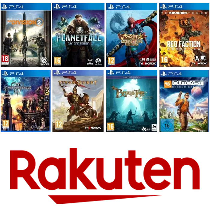 promo rakuten 8 jeux ps4 visuel produit