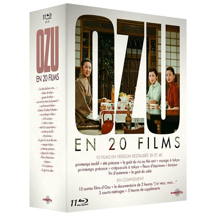 coffret ozu blu ray films visuel produit