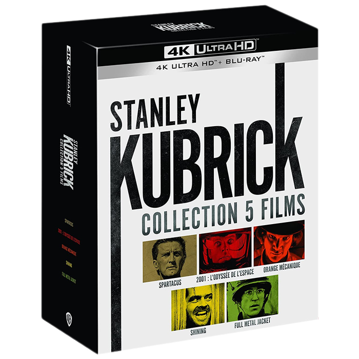 Coffret Kubrick Blu Ray 4K (5 films) visuel produit v2