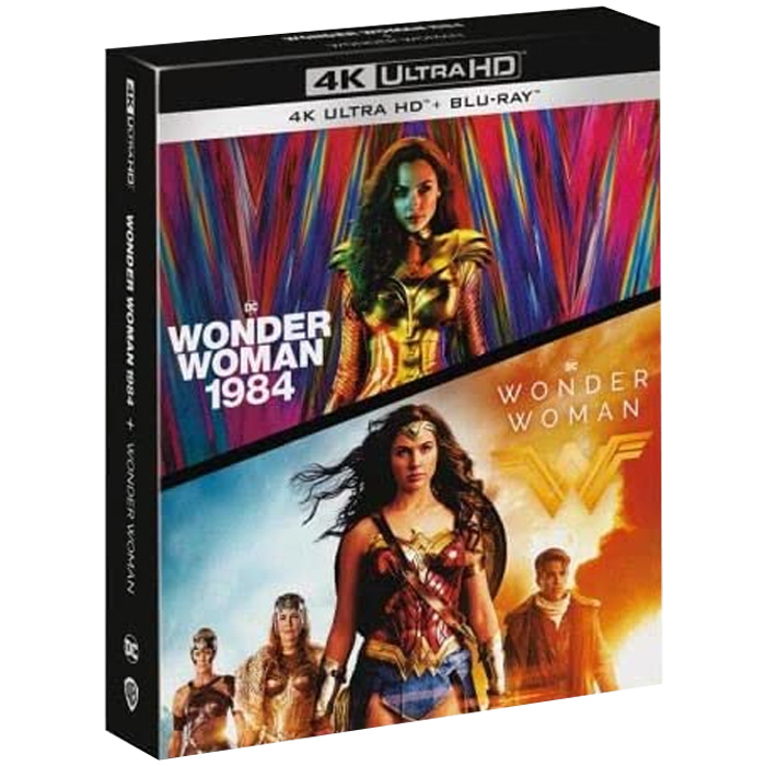 Coffret 2 films Wonder Woman en Blu Ray 4K visuel produit