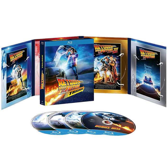 trilogie blu ray retour vers le futur edition 35eme anniversaire visuel produit