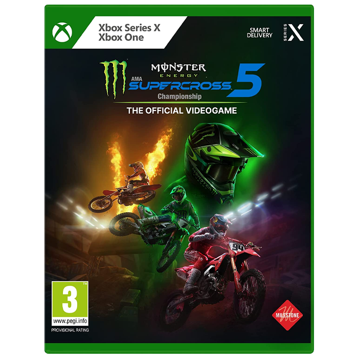 monster energy supercross 5 xbox visuel produit